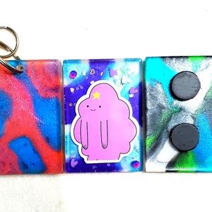 Adventure Time Ice LSP handmade Keychain or Fridge Magnet "Your Choice"